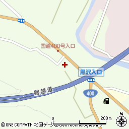 福島県耶麻郡西会津町野沢古四王原甲周辺の地図