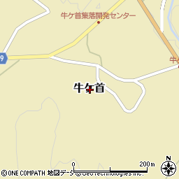新潟県三条市牛ケ首周辺の地図