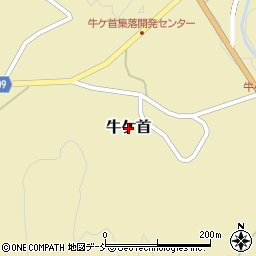 新潟県三条市牛ケ首周辺の地図