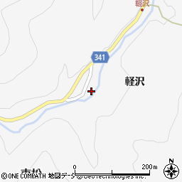 福島県耶麻郡西会津町束松軽沢丁358周辺の地図
