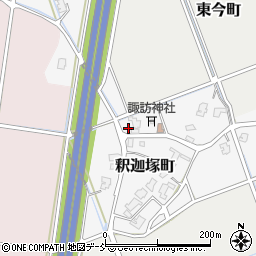 新潟県見附市釈迦塚町周辺の地図