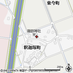 釈迦塚町公会堂周辺の地図