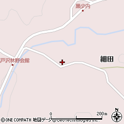 福島県二本松市戸沢細田12周辺の地図