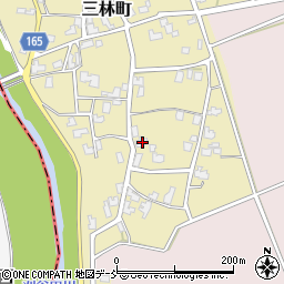 新潟県見附市三林町甲-186周辺の地図