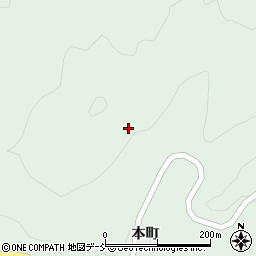 福島県二本松市太田本城山周辺の地図
