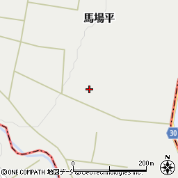福島県二本松市馬場平133周辺の地図