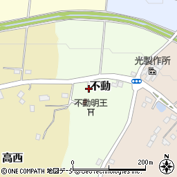 福島県二本松市不動53周辺の地図