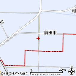 福島県河沼郡湯川村湊前田甲周辺の地図