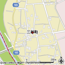 〒954-0101 新潟県見附市三林町の地図