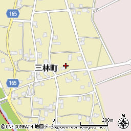 新潟県見附市三林町甲-318周辺の地図