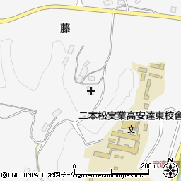 福島県二本松市下長折藤564周辺の地図