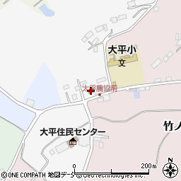 二本松大平郵便局周辺の地図