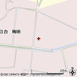 福島県南相馬市原町区堤谷梅田周辺の地図