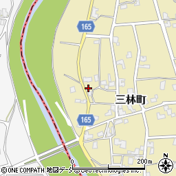 新潟県見附市三林町甲-341周辺の地図