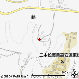 福島県二本松市下長折藤517周辺の地図