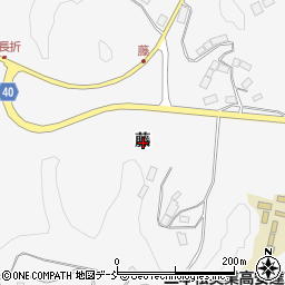 福島県二本松市下長折藤周辺の地図
