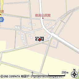 新潟県三条市岩淵周辺の地図