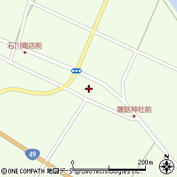 福島県耶麻郡西会津町野沢古町甲周辺の地図