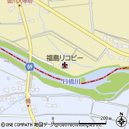 福島リコピー周辺の地図