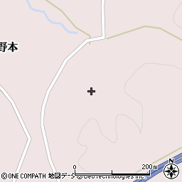 福島県耶麻郡西会津町尾野本新屋敷乙周辺の地図