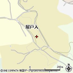 福島県二本松市屋戸入周辺の地図
