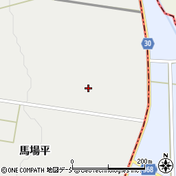 福島県二本松市馬場平98周辺の地図