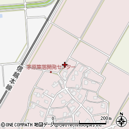 新潟県三条市茅原周辺の地図