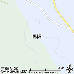 新潟県長岡市黒坂周辺の地図