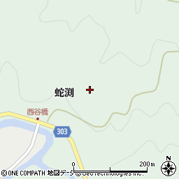 福島県二本松市太田蛇渕周辺の地図