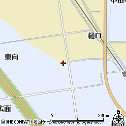 福島県湯川村（河沼郡）浜崎（東江向）周辺の地図
