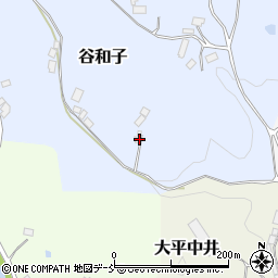 福島県二本松市谷和子278周辺の地図