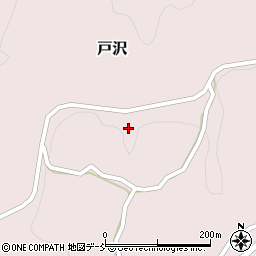 福島県二本松市戸沢（摺須内）周辺の地図