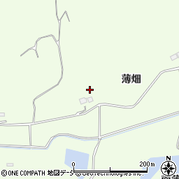 福島県南相馬市原町区小木迫（薄畑）周辺の地図