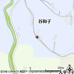 福島県二本松市谷和子261周辺の地図