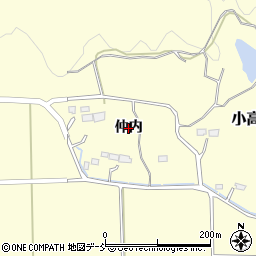 福島県南相馬市小高区北鳩原（仲内）周辺の地図