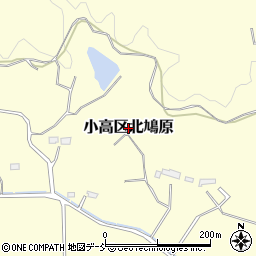 福島県南相馬市小高区北鳩原周辺の地図