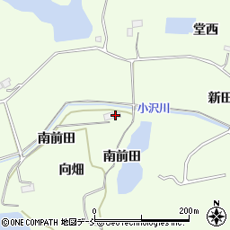 福島県南相馬市原町区小木迫向畑周辺の地図
