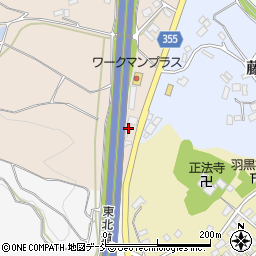 福島県二本松市高越松ヶ作278周辺の地図