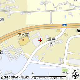 福島県二本松市向作田周辺の地図