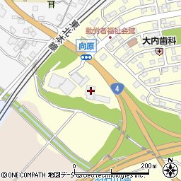福島県二本松市向原186周辺の地図