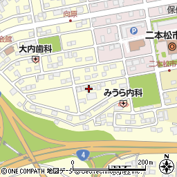 福島県二本松市向原261-2周辺の地図