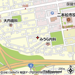 福島県二本松市向原261周辺の地図