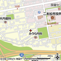 福島県二本松市向原261-6周辺の地図