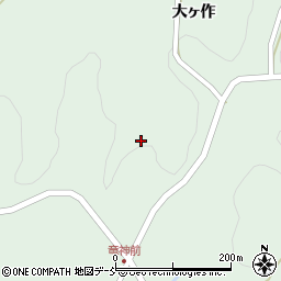 福島県二本松市太田龍神前周辺の地図