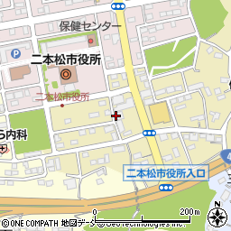 ａｕショップ二本松店周辺の地図