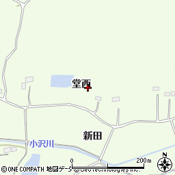福島県南相馬市原町区小木迫堂西周辺の地図