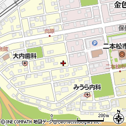 福島県二本松市向原259-13周辺の地図