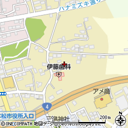 福島県二本松市金色久保周辺の地図
