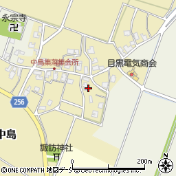 新潟県三条市中島周辺の地図