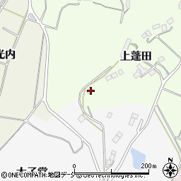 福島県二本松市上蓬田200周辺の地図